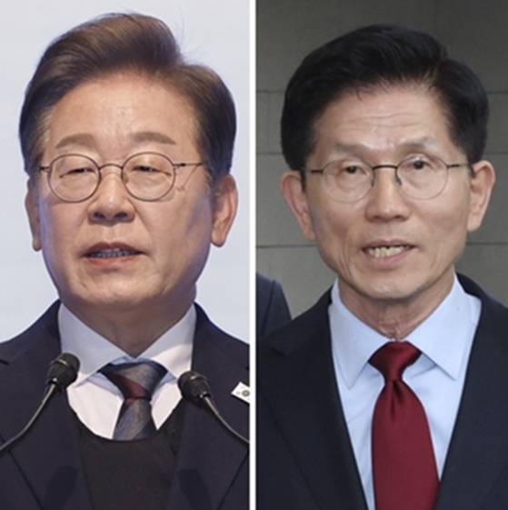 이재명 더불어민주당 대선 후보(왼쪽), 김문수 국민의힘 대선 후보. 〈사진=연합뉴스〉