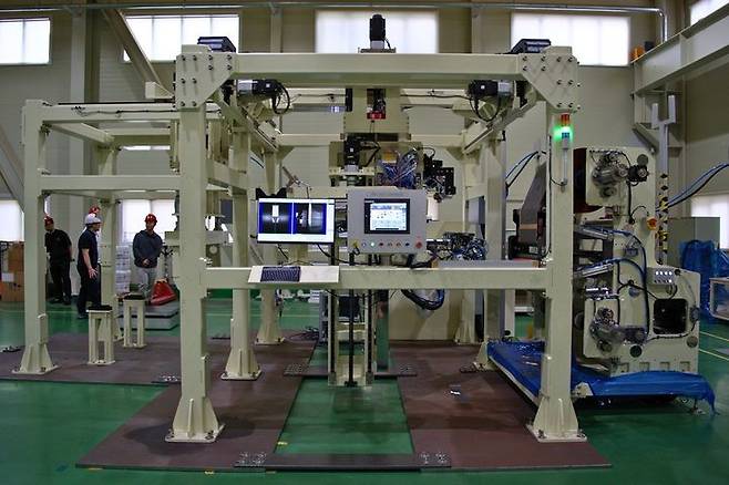 엠플러스 공장 내 장비. (사진=엠플러스) *재판매 및 DB 금지