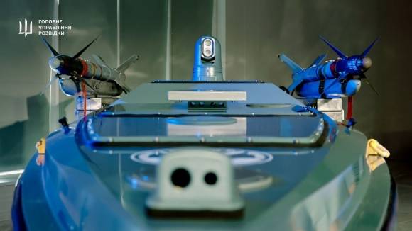 AIM-9 사이드와인더 적외선 유도 공대공 미사일이 장착된 마구라 V7. 사진 제공=Defense Intelligence of Ukraine