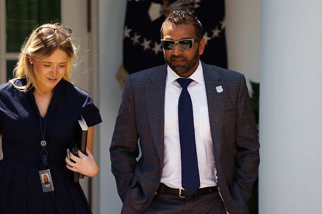 도널드 트럼프 2기 행정부에서 FBI 국장으로 지명된 캐시 파텔. /연합뉴스