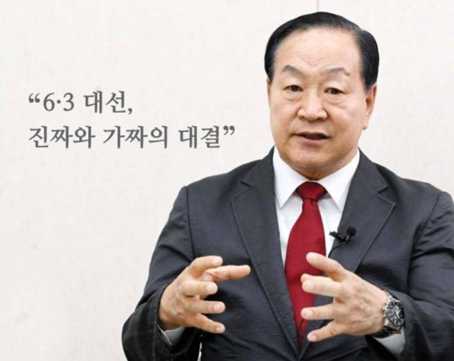 ▲ 한기호(춘천·철원·화천·양구을) 국민의힘 강원선거대책위원회 총괄선대위원장이 19일 강원도민일보 스튜디오에서 6·3 대선 직격인터뷰를 하고 있다. 김정호 기자