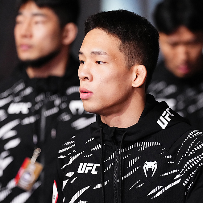 Road to UFC 시즌1 플라이급 토너먼트 우승자 박현성이 2025년 5월 미국 네바다주 엔터프라이즈 UFC on ESPN+ 114 제2경기를 위해 입장하고 있다. 사진=TKO