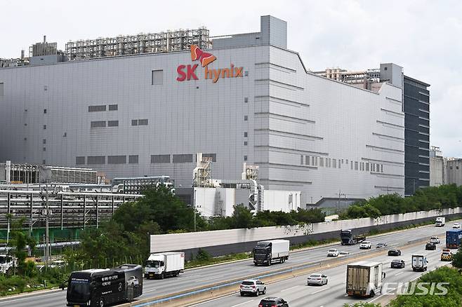 이날 경기도 이천시 SK하이닉스 본사 모습. /사진=뉴시스