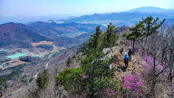 달바우산 주능선, 거칠지만 산길은 또렷하다.