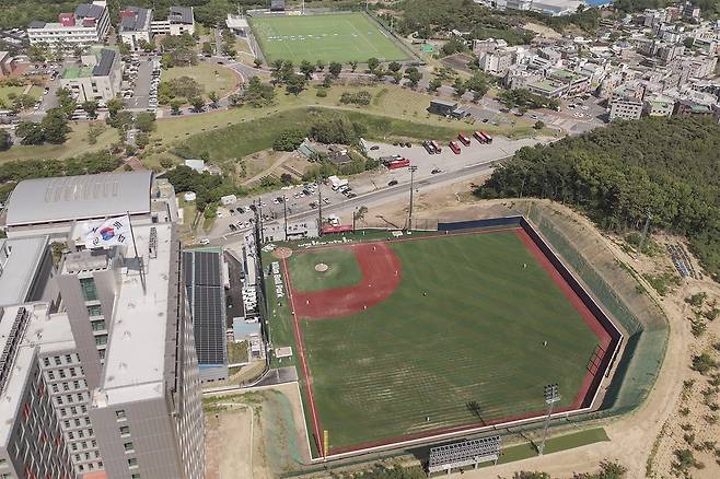 KIUm 스포츠파크 전경./경일대 제공