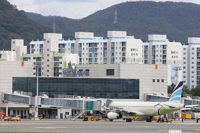 울산공항 전경 <자료=울산시>