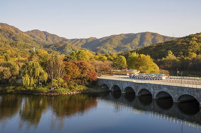 서울 남부권 대표 명산 청계산 전경. 완만한 능선과 울창한 숲길로 초보자부터 중급자까지 부담 없이 즐길 수 있다. 게티이미지뱅크