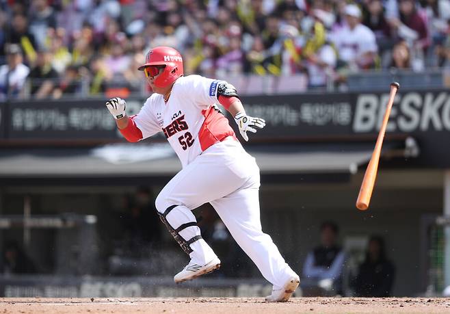 ▲ 부상 복귀 이후 퓨처스리그에서 좋은 활약을 선보이며 1군 엔트리에 도전장을 내민 황대인 ⓒKIA타이거즈