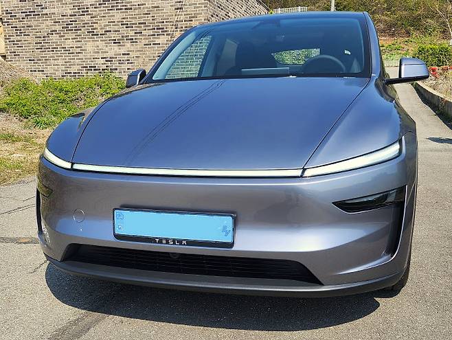 테슬라 뉴 모델 Y. (사진=이데일리 이다원 기자)