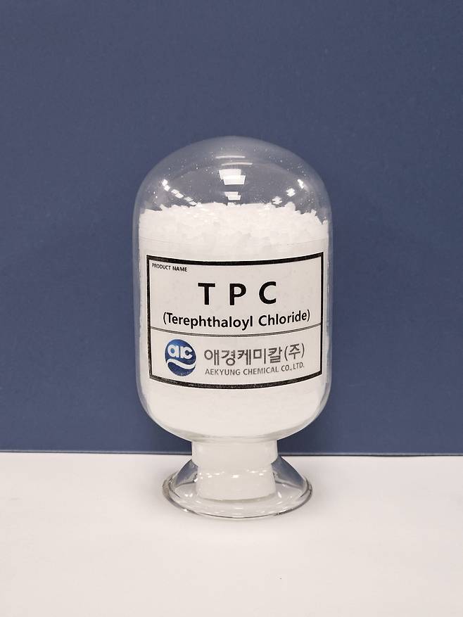 애경케미칼이 생산하는 아라미드 소재 PTC. /애경케미칼 제공