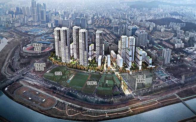 목동6단지 재건축 조감도