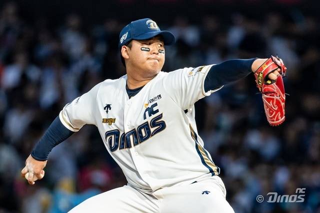 21일 경기에서 쾌투한 신민혁. 사진=NC 제공