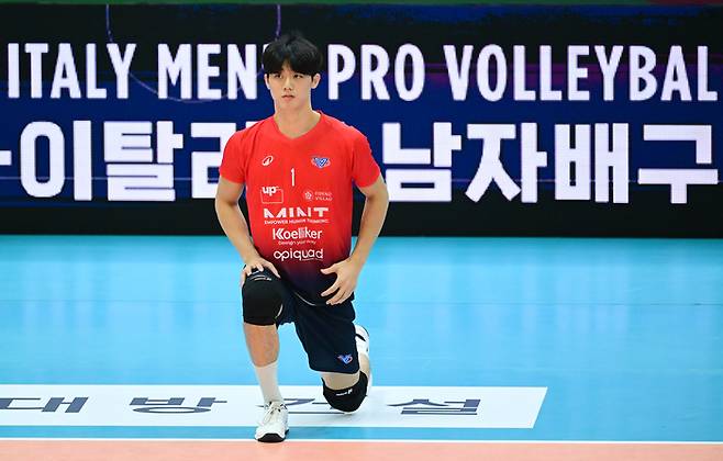 정지석을 대신해 대표팀에 승선한 이우진. 제공 | 한국배구연맹