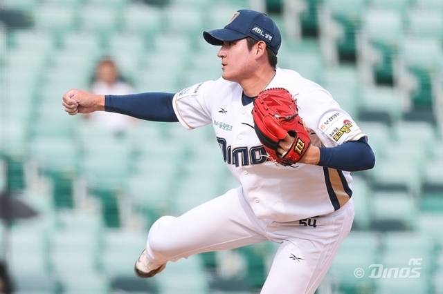 2년여 만에 승리를 챙긴 김진호. 사진=NC 제공