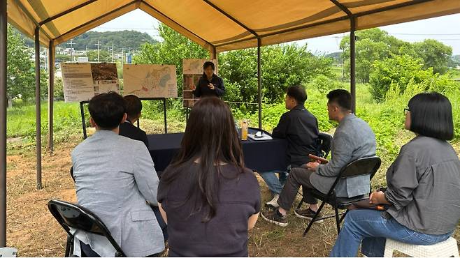 23일 발굴조사 착수에 따른 학술 자문회의. 창원시 제공