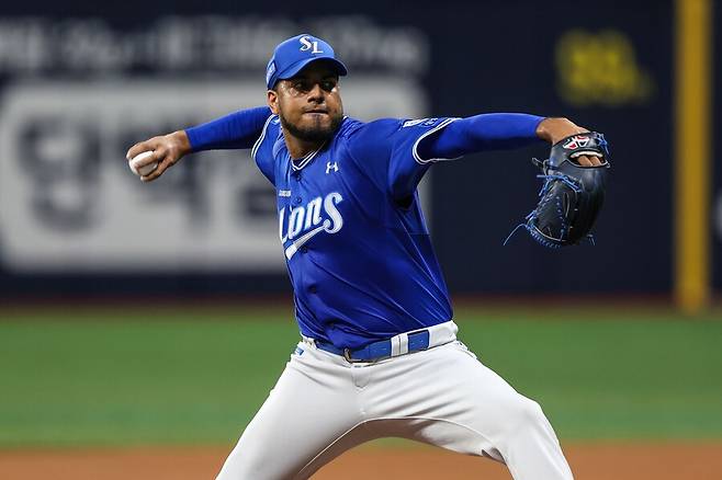 ▲ 삼성 데니 레예스 ⓒ 삼성 라이온즈