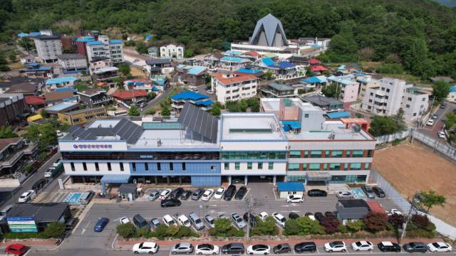 청양군보건의료원 전경.청양군 제공