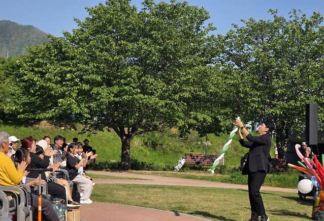 찾아가는 힐링 콘서트. 양산시 제공
