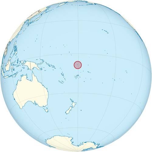 투발루는 인구 1만여명으로 세계에서 네번째로 작은 나라이다. 위키미디어 코먼스