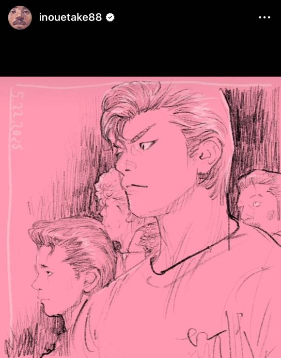 이노우에 다케히코 인스타그램 캡처