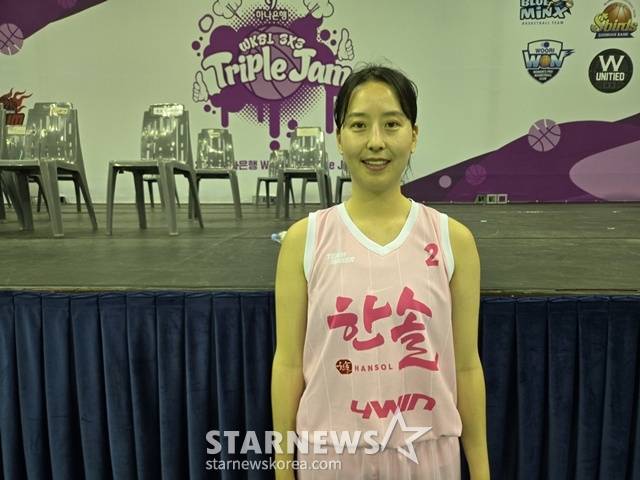 우승 이후 만난 박시은. /사진=이원희 기자