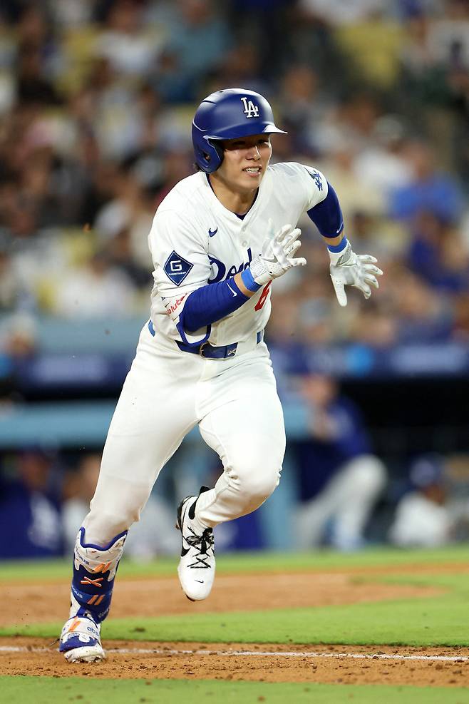 LA 다저스 김혜성의 출전 기회가 점점 줄어들고 있다. AFP연합뉴스