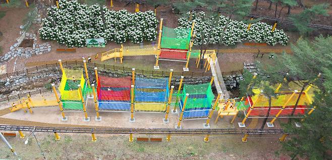 속리산 숲속놀이터 조감도. 보은군 제공