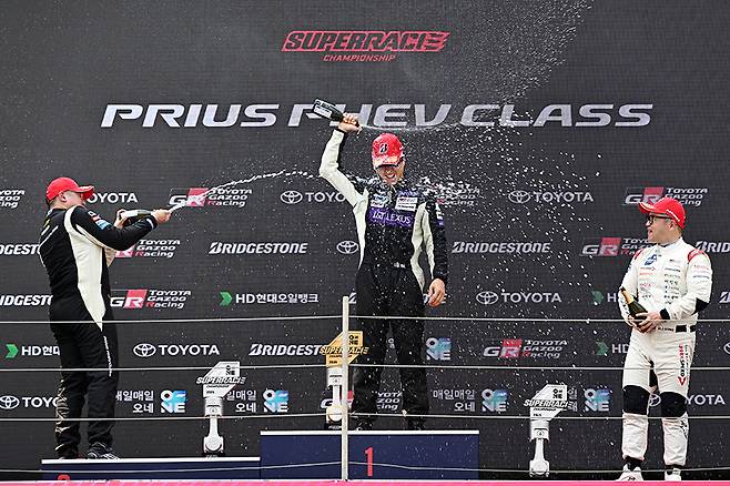 송형진은 개막전에 이어 2라운드에서도 포디엄에 올랐다. 사진: 김학수 기자