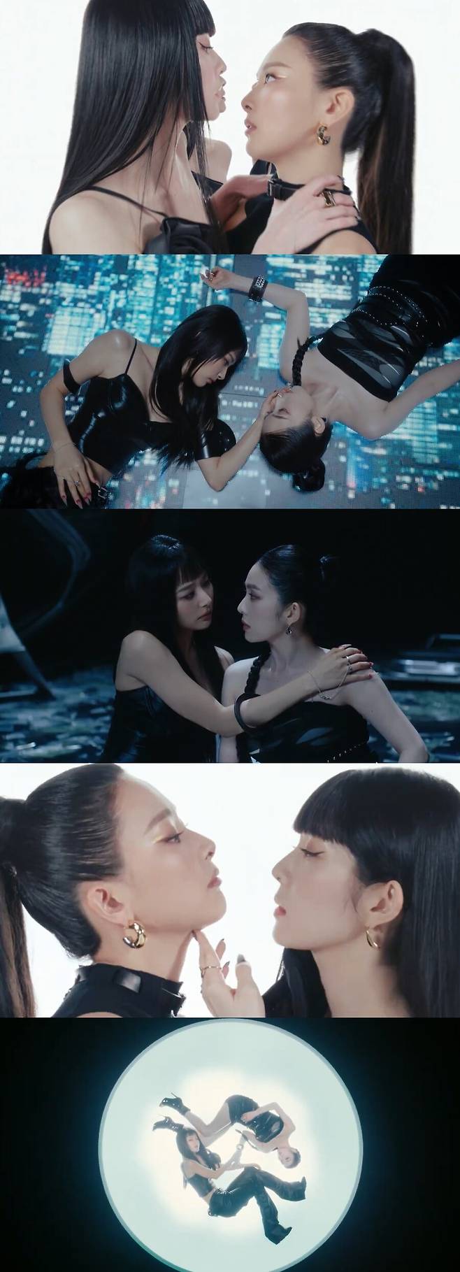 ▲ 레드벨벳-아이린&슬기. 출처| 틸트 뮤직비디오 캡처