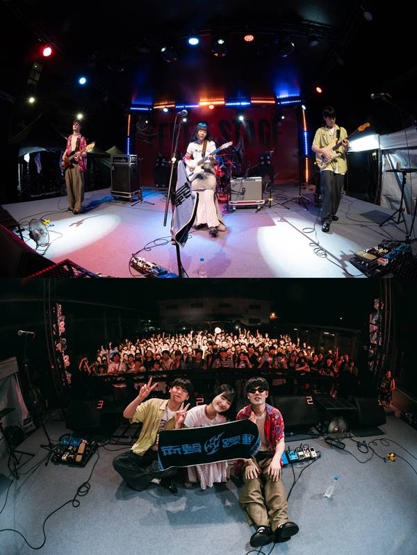 ▲ 17일과 18일 양일간 대만 타이중에서 열린 '카니발 피버 페스티벌'에 출연한 튜즈데이비치클럽. 제공|락킨코리아