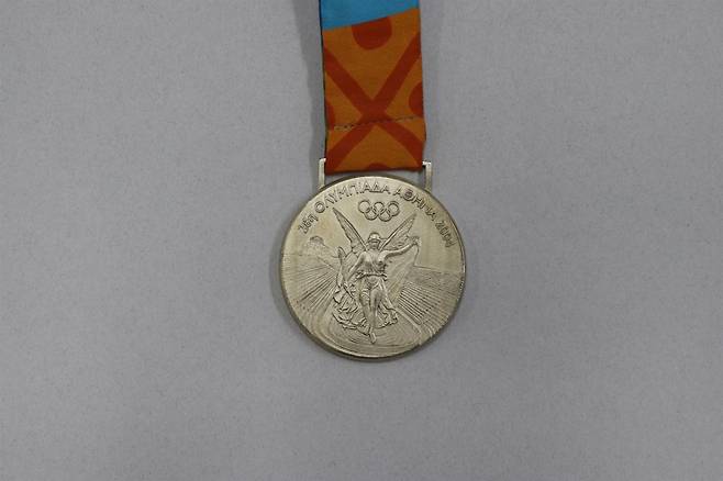 2004 아테네올림픽 역도 은메달. /사진=문화체육관광부 제공