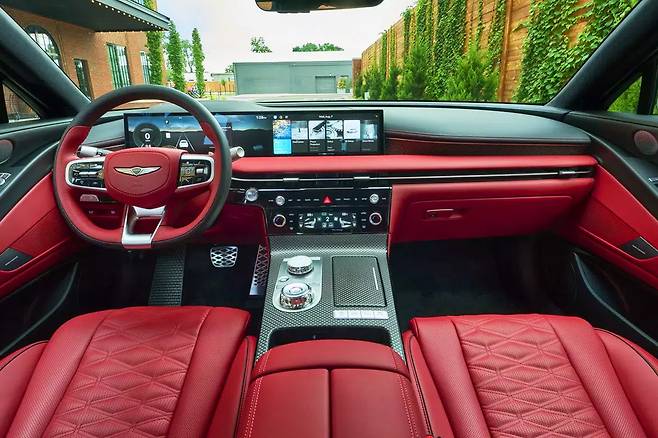 제네시스 G80 실내