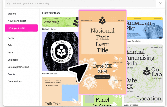 피그마 버즈는 비주얼 에셋을 대규모로 제작할 수 있다. (사진=피그마)