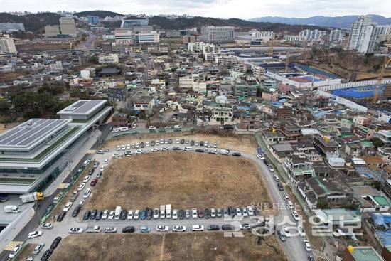 ▲ 울산 최대 규모의 재개발 사업인 중구 B-04 구역 주택재개발 정비사업 예정지. 경상일보 자료사진