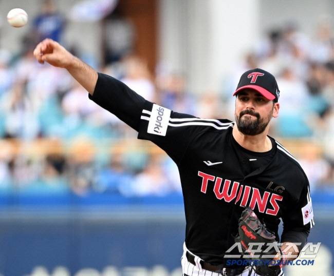 LG 트윈스 시절 아담 플럿코. 스포츠조선DB