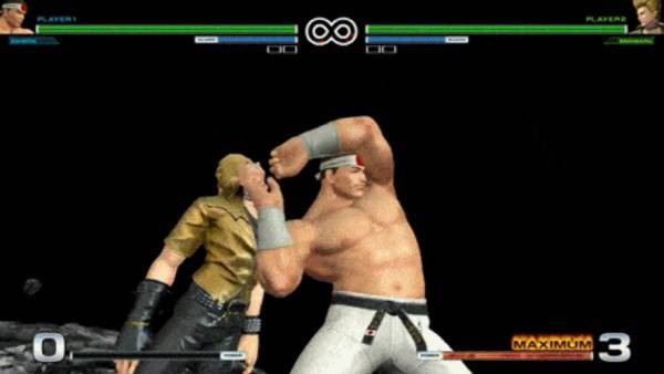 지뢰진 시연 모습. 가드가 안될만한 파워가 느껴진다.