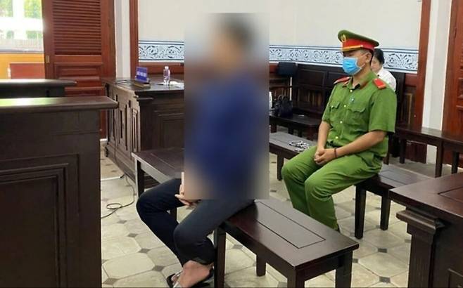 베트남 법원에서 사형 선고 받은 한국인 남성. 뚜오이째 홈페이지 캡처