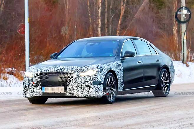 메르세데스 벤츠 S클래스 페이스리프트 스파이샷