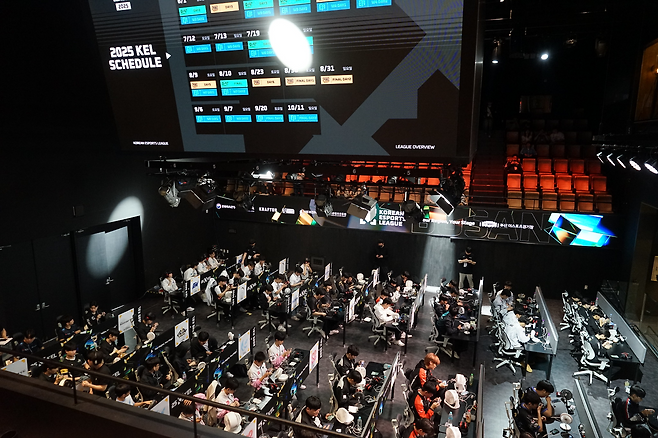 KEL 부산 배그 모바일이 열리는 중이다(사진=한국e스포츠협회)