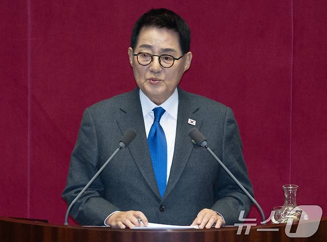 박지원 더불어민주당 공동선거대책위원장. 2025.2.13/뉴스1 ⓒ News1 이재명 기자