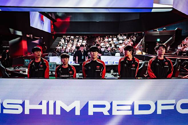 농심 레드포스 선수들