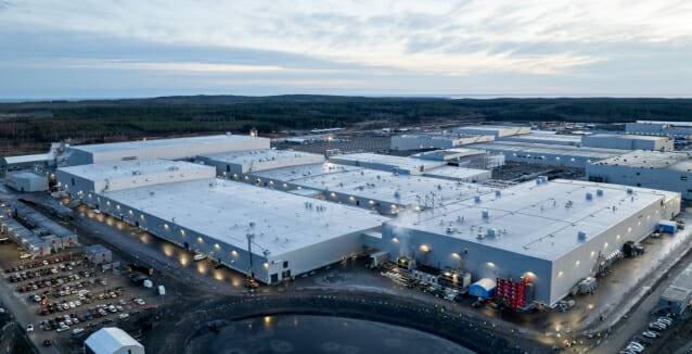 노스볼트 공장 전경 (사진=노스볼트 홈페이지)