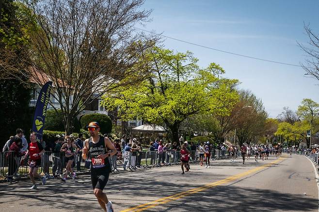 32㎞ 하트브레이크힐 구간을 지나는 김울프 작가 본인 제공