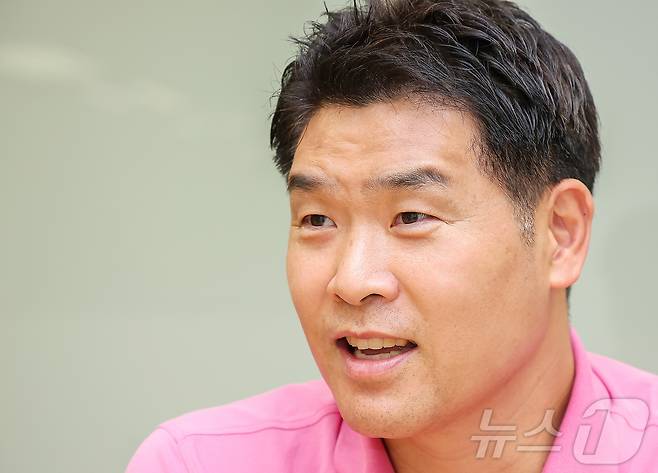 프로농구 창원 LG의 28년 만의 우승을 이끈 조상현 감독이 28일 서울 종로구 뉴스1 사옥에서 뉴스1과 인터뷰를 하고 있다. 2025.5.28/뉴스1 ⓒ News1 김진환 기자