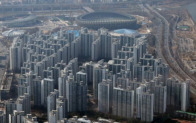 강남 아파트 단지 모습. (뉴스1)