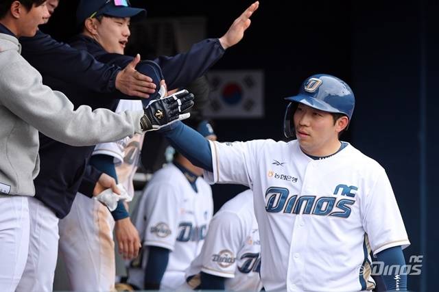 오영수는 1일 한화전에서 NC의 연패 탈출에 앞장섰다. 사진=NC 제공