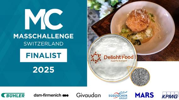 딜라이트푸드 ‘MassChallenge Switzerland 2025’ 파이널리스트 선정 홍보물. /포항시 제공