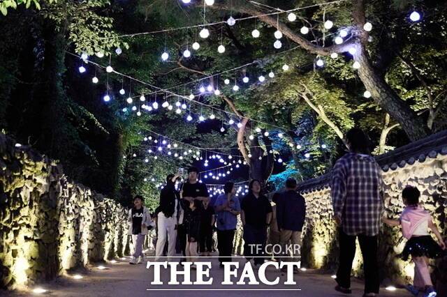 2025 아산 외암마을 야행 행사 모습./아산시