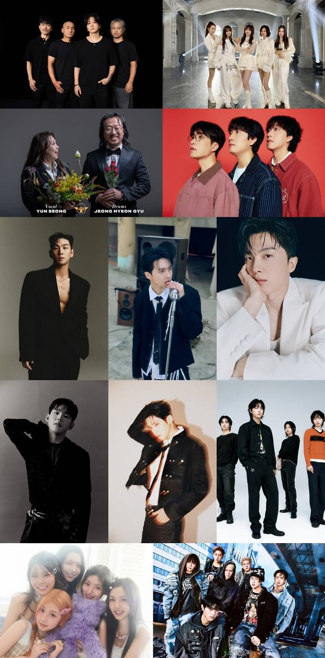 ‘2025 여수 K-메가 아일랜드 페스티벌’ 라인업 (제공: KMIF 조직위원회)