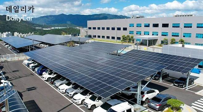 현대모비스, 울산전동화공장 태양광 발전 시설